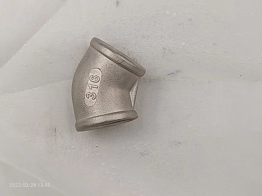3 ίντσα 316 ανοξείδωτο αγκώνας Sch 10 45 βαθμού αντίσταση διάβρωσης