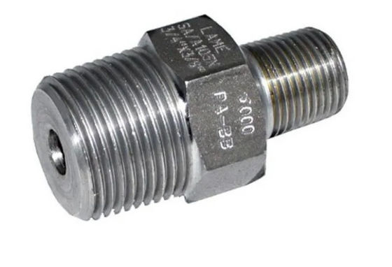 κοχλιοτομημένος ανοξείδωτου τοποθετήσεων σωληνώσεων αρσενικός μειωτής θηλών δεκαεξαδικού 304 316L